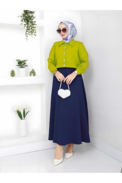 CNG MODA Fusta Puff Scuba - Model Evazat