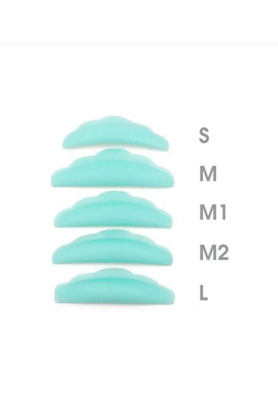 MİNİFİYONK 10 Pieces Silicone Lifting Eyelash Pad