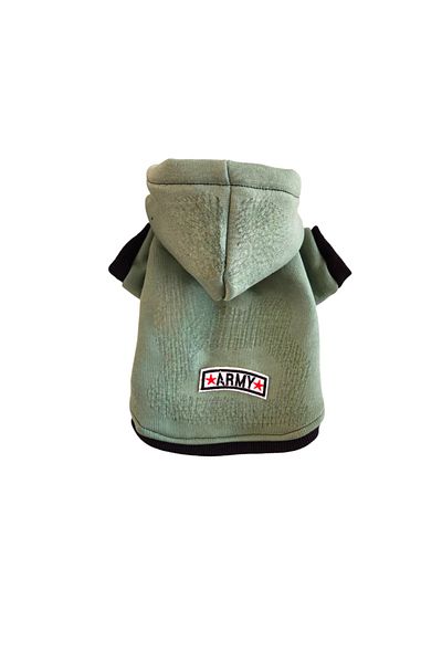 atelyu Cat Dog Suit Water Green Army Cardigan Vest Coat