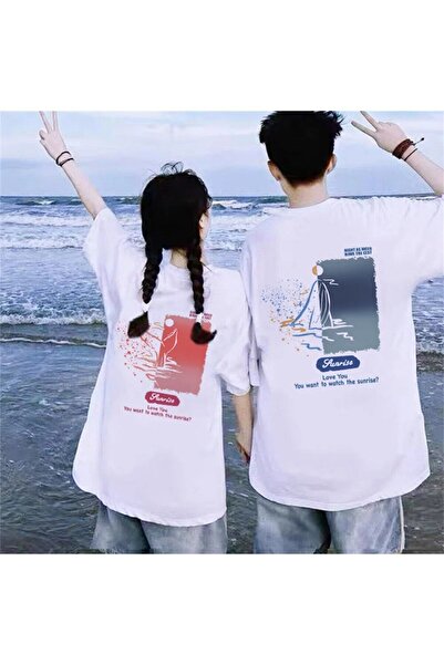 Tarzsokak Noul sezon Tir Harajuku Style Couple Lover Couple - 2 piese