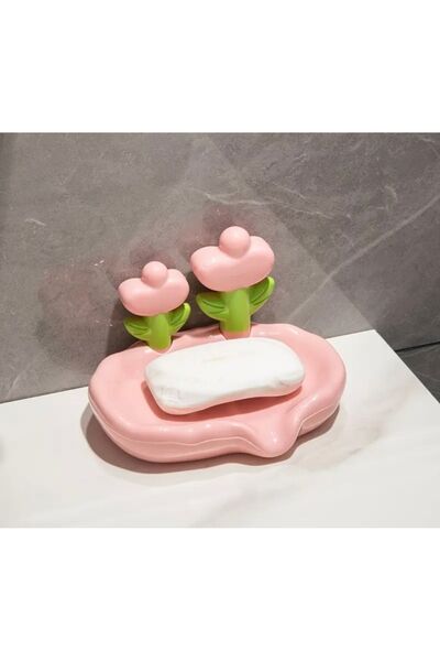 ÇAKRA Suport pentru săpun pentru baie și bucătărie cu model floral rafinat - ...