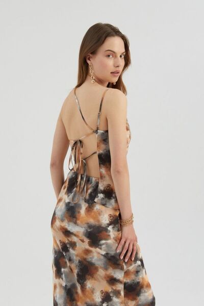 Hiccup 2 bucăți: Top cami cu bretele celebru Tie Dye și rochie lungă cu fustă cu talie înaltă Tie Dye