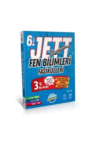Ünlüler Karması Yayınları Ünlüler Karması 6. Sınıf Jett Fen Bilimleri Fasikülleri 2026 Yeni