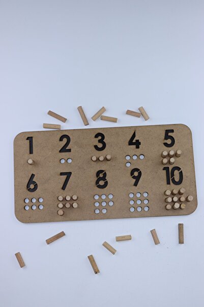 Assa Wood Montessori, Wooden Educational Number Board