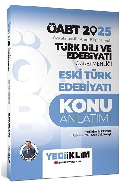 Yediiklim Yayınları Yediiklim 2025 ÖABT Türk Dili ve Edebiyatı Öğretmenliği E...