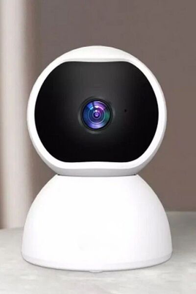 ThenTech Tavana Duvara Sabitlenebilir Masaüstü Kullanılabilir IP Kamera 360 D...