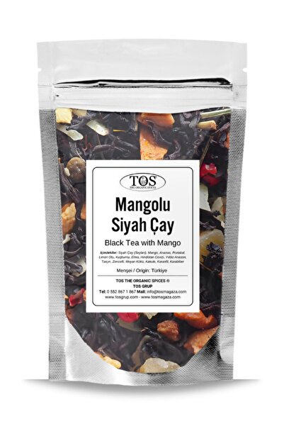 TOS The Organic Spices شاي أسود بالمانجو - 40 جم (1. الجودة) شاي المانجو الأسود