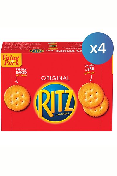 ritz Original Crackers Value Pack 39.6G - Pack of 12x4