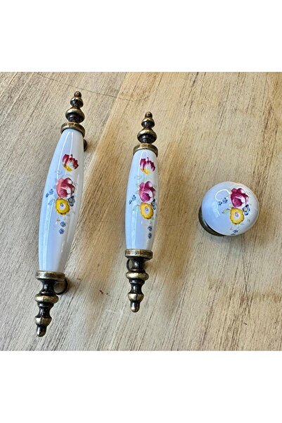 Karan Porselen Porcelain Furniture Drawer Cloakroom Kitchen Cabinet Handle