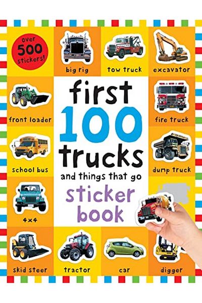 Macmillan Distribution First 100 Stickers Trucks And Things That Go Sticker Book