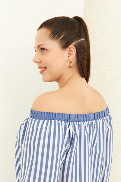 Curly ΜΠΛΟΥΖΑ ΡΙΓΕΣ ΜΕ ΛΑΣΤΙΧΟ ΓΙΑΚΑ