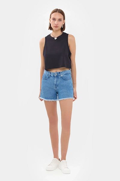 Hiccup Αμάνικο Crop Top με λαιμόκοψη
