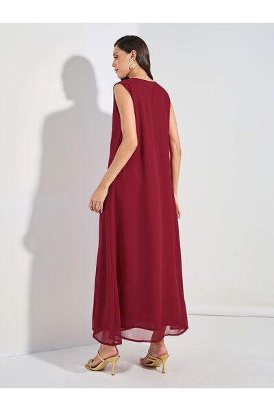 Maxim Creation By Styli Zardosi Embroidery Kaftan with Tie-Up