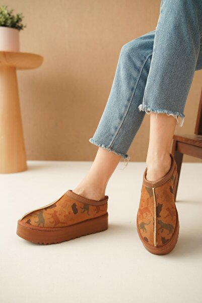 Lively Stylish Αδιάβροχες άνετες μπότες με χοντρή σόλα για το σπίτι - Φτερωτές εσωτερικά