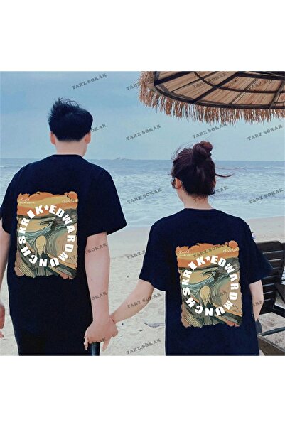 Tarzsokak Noul sezon Tir Harajuku Style Couple Lover Couple - 2 piese