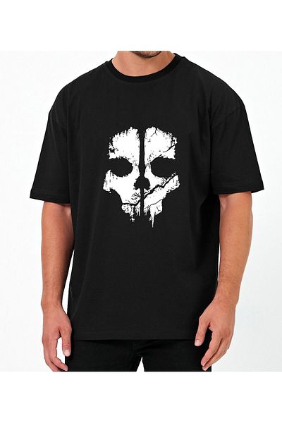 Uniquetex T-shirt VEK GHOST Oversize - Χαλαρή Εφαρμογή