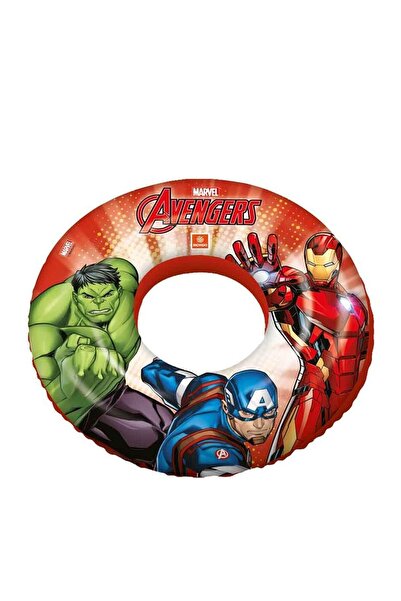 Toyaş Avengers 50 سم عوامة نجاة قابلة للنفخ للبحر وحمام السباحة - ملحق سباحة، أصلي مرخص