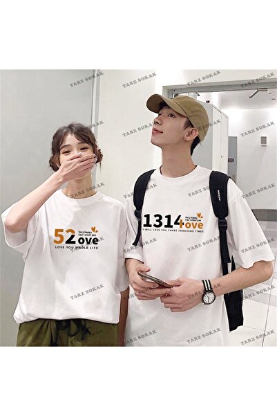 Tarzsokak Noul sezon Tir Harajuku Style Couple Lover Couple - 2 piese