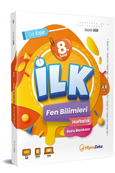 HiperZeka 2026 8. Sınıf İLK Fen Bilimleri Haftalık Soru Bankası | Abdullah SAĞIR