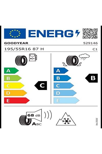 Goodyear 195/55 R16 87H Ultragrip 8 Performance Ms * Oto Kış Lastiği ( Üretim Yılı: 2024 )
