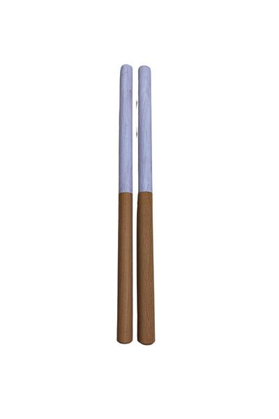 RAF Store 30 cm White Wooden Rhythm Stick - 1 Pair