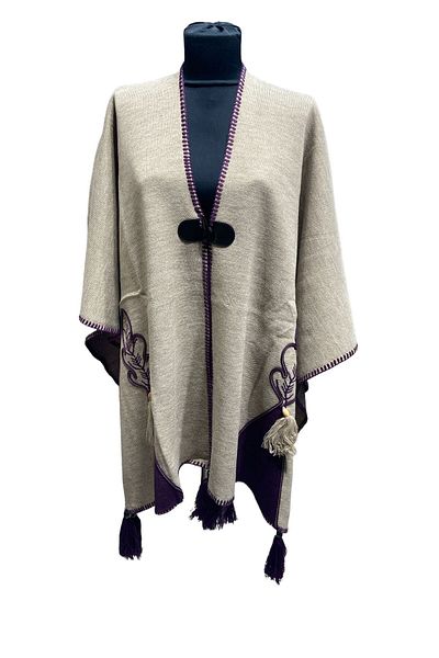 mim eşarp Akmoda - Thick Winter Knitwear Long Poncho