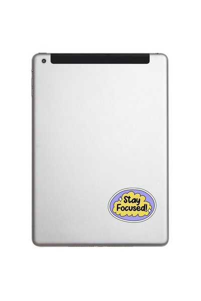 ANSHA CRAFTS "Stay Focused!" Laptop Notebook Tablet Phone Sticker