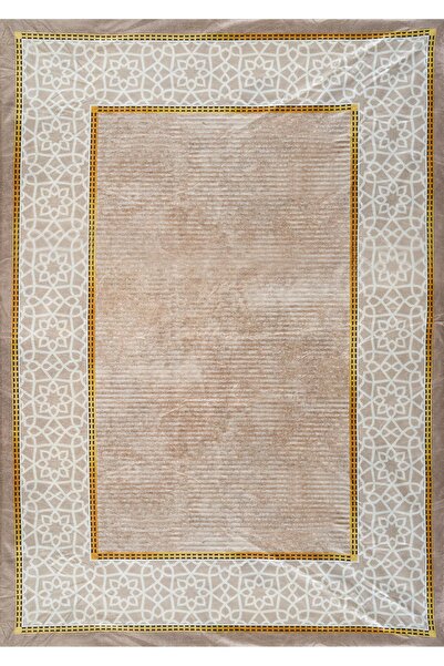 RENKLİBUTİK Husa de covor din catifea cu model modern - elastică și anti-alun...