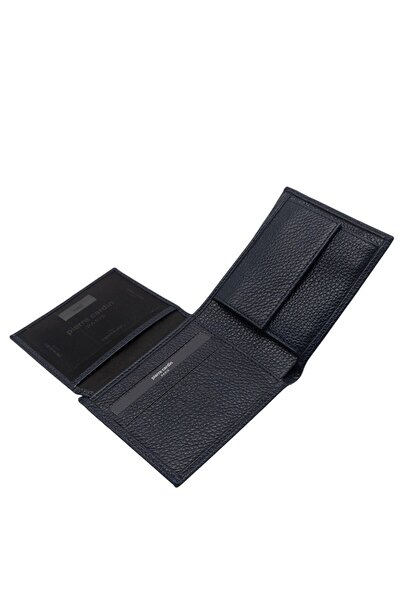 Pierre Cardin Leather Men's Wallet - Navy Blue Floater, Model 2062A38
