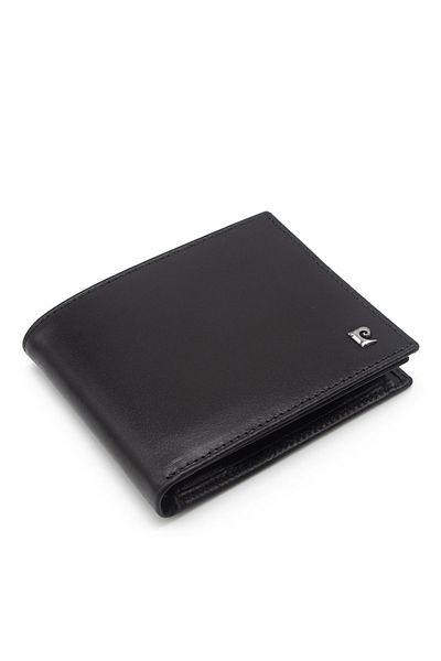 Pierre Cardin Men's Wallet - Black Analine Leather, Model 2062A55