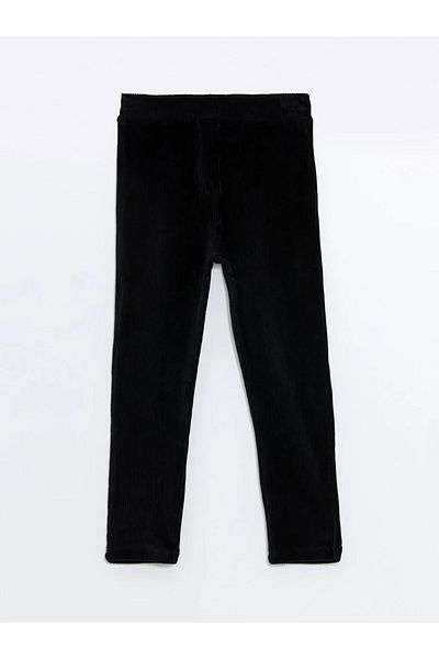 LC Waikiki Lcw Baby - New Black Elastic Waist Baby Girl Leggings Pants