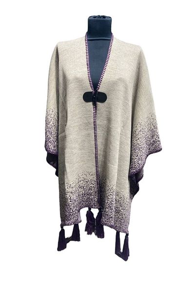mim eşarp Akmoda - Thick Winter Knitwear Long Poncho