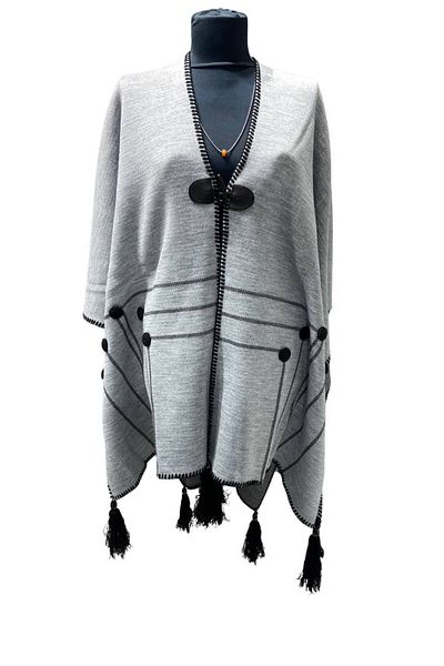 mim eşarp Akmoda - Thick Winter Knitwear Long Poncho