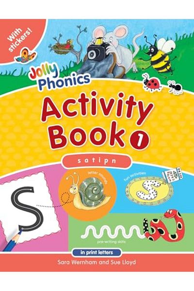Ingram Jolly Phonics Activity Book 1 In Print Letters American English Edition