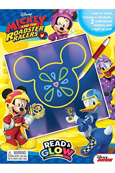 Phidal Publishing Inc. قراءة وتوهج كتاب ديزني ميكي وراكبو السيارات