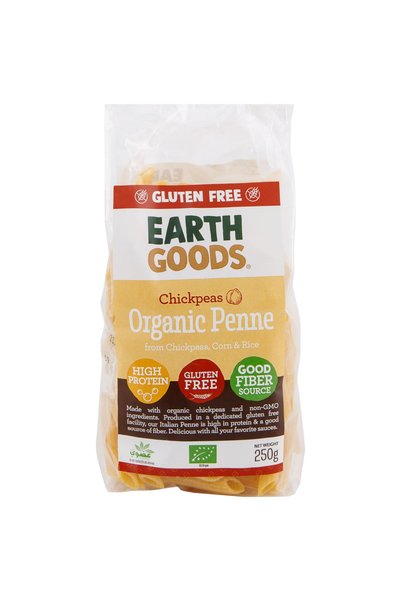 Earth Goods Organic Chickpeas Penne GF 250g