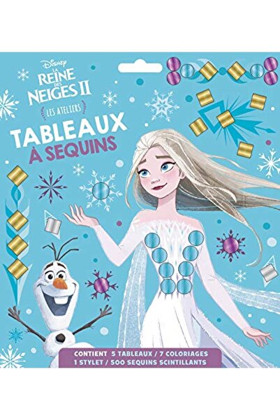 Hachette La Reine Des Neiges 2 Pochette Les Ateliers Tableaux A Sequins Disney