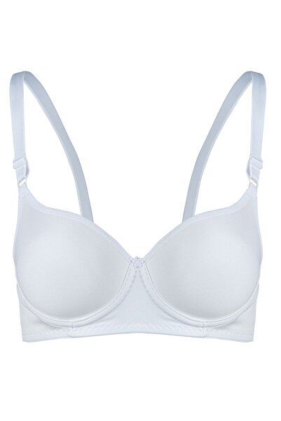 GRSN Women's Padded Underwire Black-White-Skin 3-Piece Bra