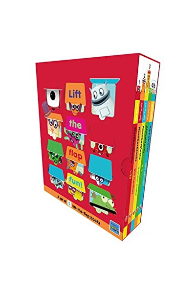 Gardners Books مجموعة Lifttheflap من 5 كتب من Numberblocks وAlphablocks