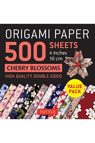 Ingram Origami Paper 500 Sheets Cherry Blossoms 4 10 Cm Tuttle Origami Paper Highquality Doublesided