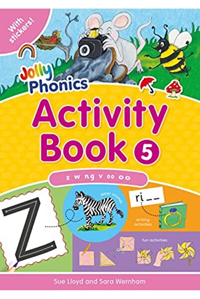 Jolly Kids كتاب أنشطة Jolly Phonics 5 في الحروف الساكنة، الطبعة الإنجليزية ال...