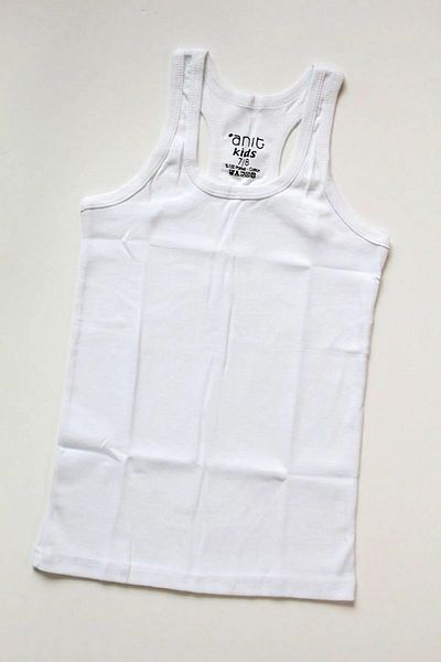 Anıt 6 Pieces Boys' Athlete Ribbed Tank Top - 100% Cotton