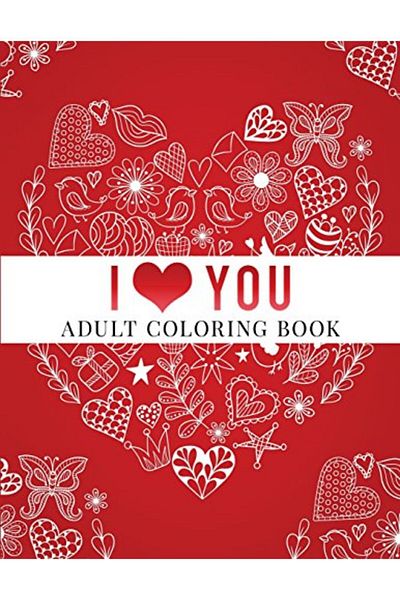 Ingram I Love You Adult Coloring Book Floral Designs Mandalas Garden Designs Animals And Zentangle Pat