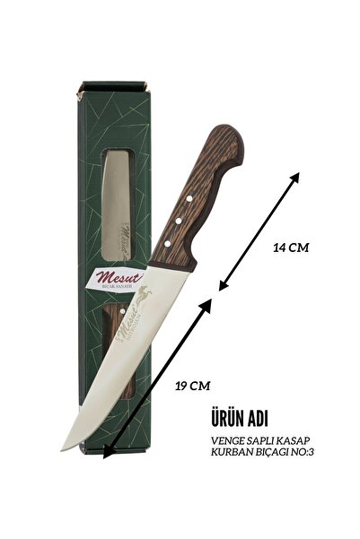 BURSA MESUT BIÇAK Kasap Bıçağı Mutfak Bıçağı Victorinox Çeliği Et Ekmek Sebze Meyve Bıçağı Venge Sap No:3