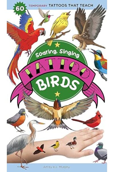 Hachette وشم الطيور المغردة المرتفعة 50 وشم مؤقت يعلمك