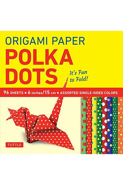 Ingram Origami Paper 96 Sheets Polka Dots 6 Inch 15 Cm Tuttle Origami Paper Origami Sheets Printed Wi