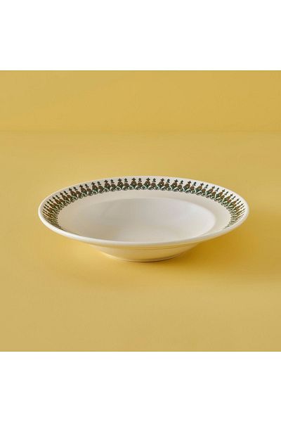 Bella Maison Indian Porcelain Pasta Plate Green (28 cm)