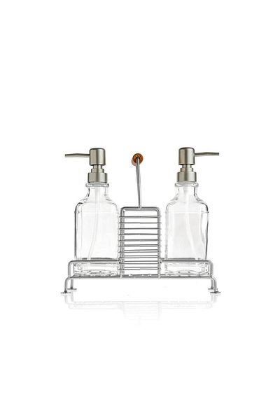 ÇIRPAN EV Γκρι Stand - Σετ 2 δοσομετρητών Sivi Soap
