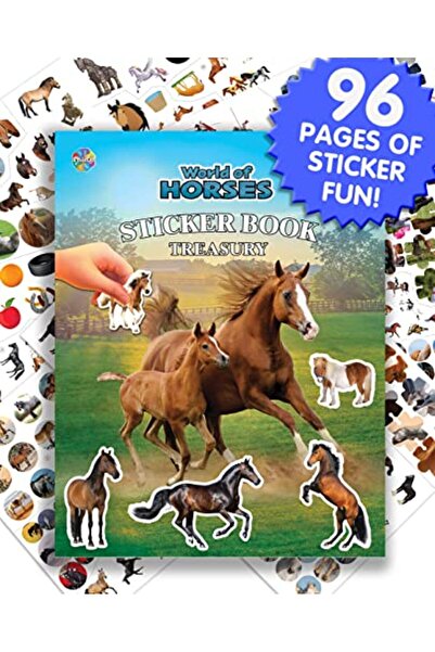 Phidal UK مجموعة ملصقات الخيول والمهر