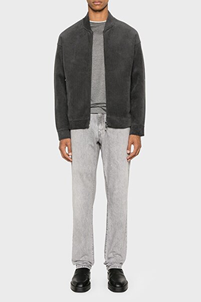 Emporio Armani Men's Velvet Regular Fit Stand Collar Zippered Jacket - Jacket 6D1M98 1Jowz 0842